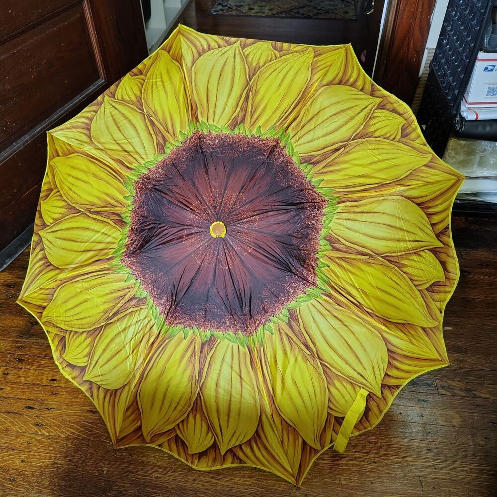 VTG Sunflower Umbrella Avon New/Rt1
